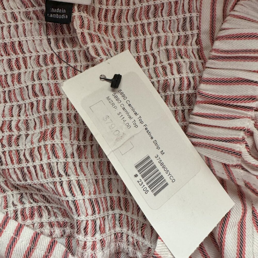 Cabi Carnival Top with Festive Stripes - Picture 2 of 5